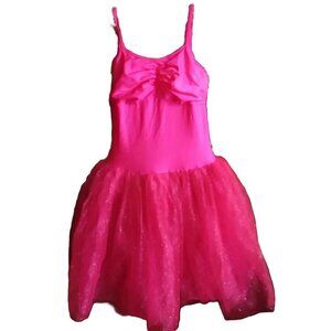 Child's Large LX REVOLUTION Dress  Girls Pink Fuscia Dance Unitard TuTu Costume